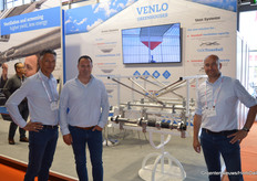 Jack Vijverberg, Rob Bekkering and Sander Zwinkels of Van der Valk. Their driveline is further developed. Screen installations are being used more intensively than ever, and their system has been further developed for that. 